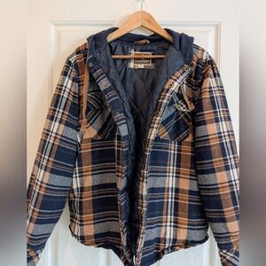 Legendary Outfitters Mens Cotton Flannel Shirt Jacket